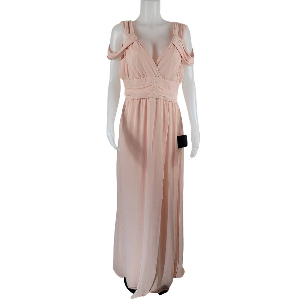 Lulus Wedding Brides Maid Special Events Dusty Pink Women Formal Dress XL NWT